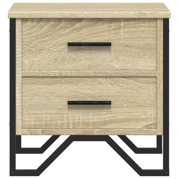 vidaXL Nattbord sonoma eik 40x41x40 cm konstruert tre