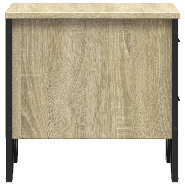 vidaXL Nattbord sonoma eik 40x41x40 cm konstruert tre
