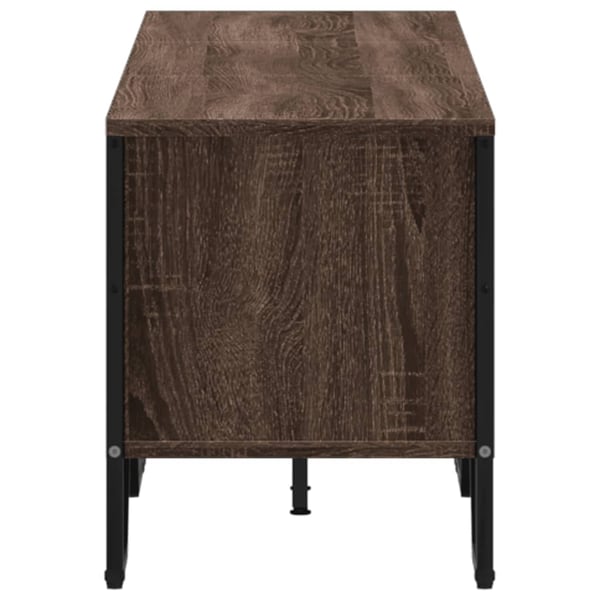 vidaXL tv-bord 180x34x41 cm konstrueret træ brun egetræsfarve