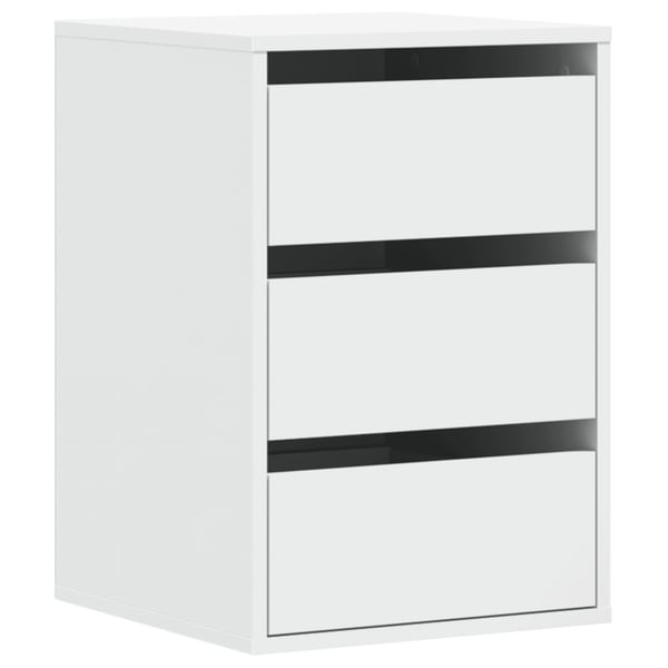 vidaXL Kommode hvit 40x41x58 cm konstruert tre