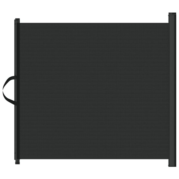 vidaXL udtrækkelig låge til kæledyr 117,5x125 cm sort