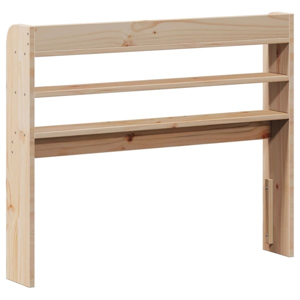 vidaXL Hodegavl med hyller 100 cm heltre furu