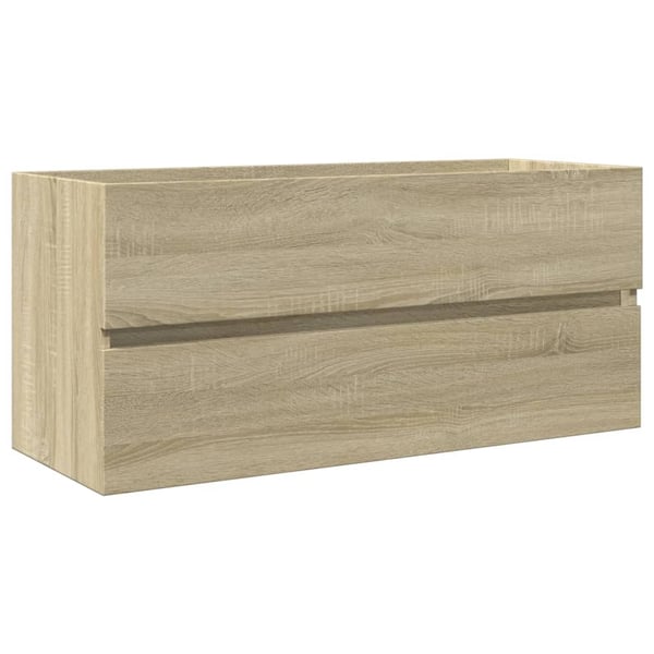 vidaXL Servantskap sonoma eik 100x38,5x45 cm konstruert tre
