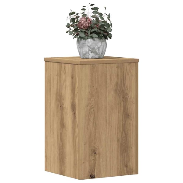 vidaXL Plantestativer 2 stk artisan eik 30x30x50 cm konstruert tre