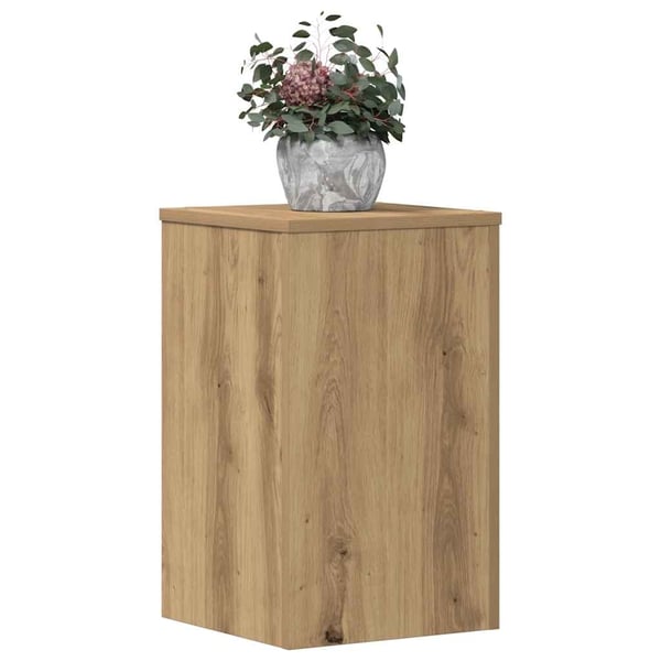vidaXL Plantestativer 2 stk artisan eik 30x30x50 cm konstruert tre