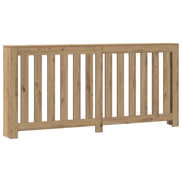 vidaXL Radiatordeksel artisan eik 175x20x82 cm konstruert tre