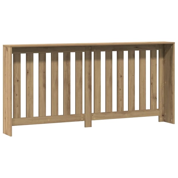 vidaXL Radiatordeksel artisan eik 175x20x82 cm konstruert tre