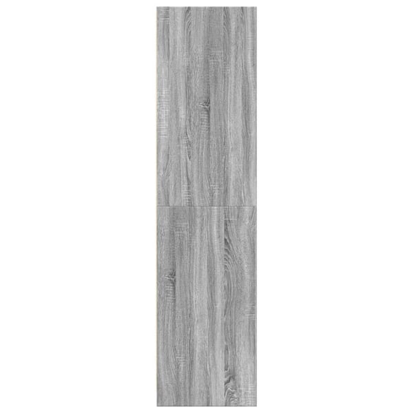 vidaXL Garderobe grå sonoma 30x50x200 cm konstruert tre