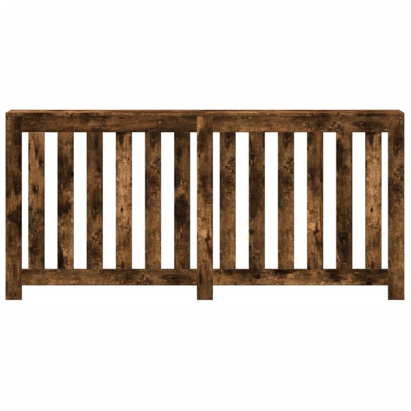 vidaXL radiatorskjuler 175x20x82 cm konstrueret træ røget egetræsfarve