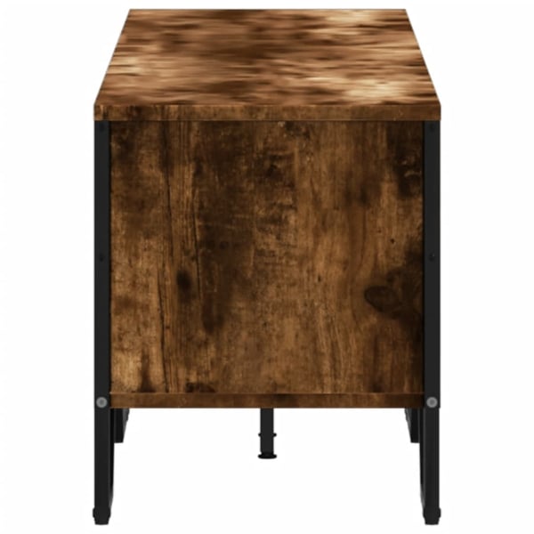vidaXL TV-benk røkt eik 180x34x41 cm konstruert tre