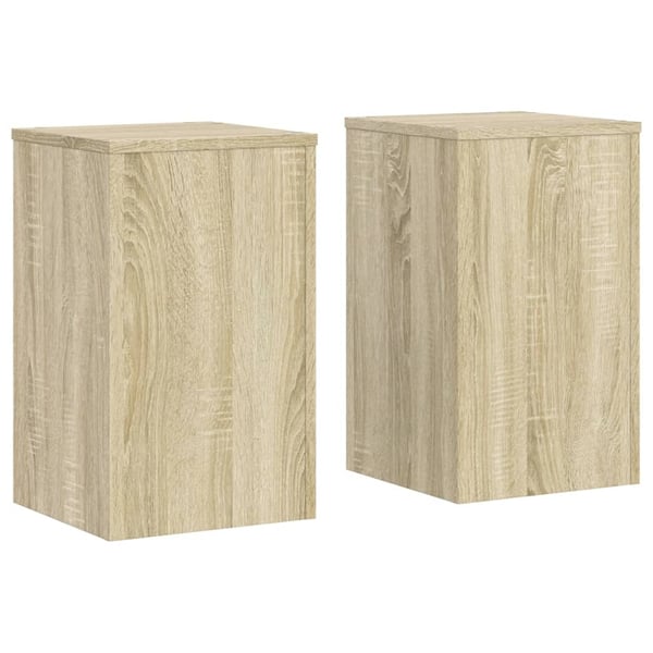 vidaXL Kasvitelineet 2 kpl Sonoma-tammi 30x30x50 cm tekninen puu