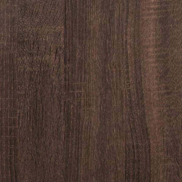 vidaXL Bokhylle brun eik 50x31x74,5 cm konstruert tre