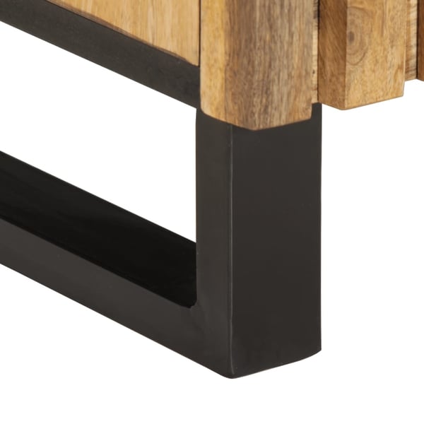 vidaXL Servantskap 62x34x58 cm grov heltre mango