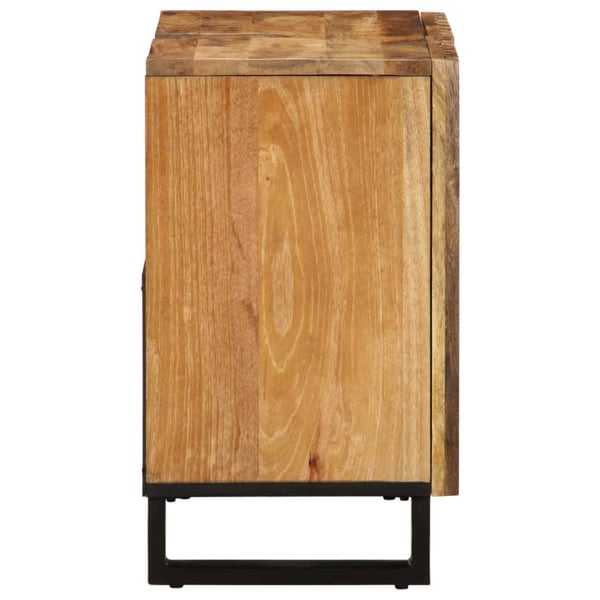 vidaXL Servantskap 62x34x58 cm grov heltre mango