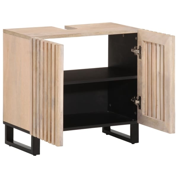 vidaXL underskab til vask 62x34x58 cm massivt mangotræ