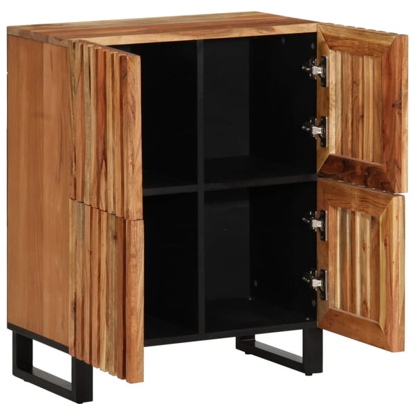 vidaXL Skjenk 60x34x75 cm heltre akasie