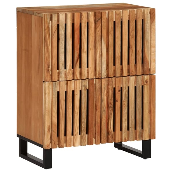 vidaXL Skjenk 60x34x75 cm heltre akasie