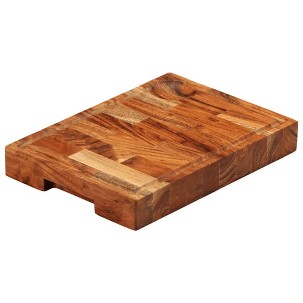 vidaXL skærebræt 30x21x4 cm massivt akacietræ