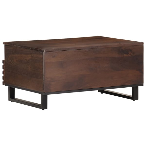vidaXL Salongbord brun 80x55x40 cm heltre mango