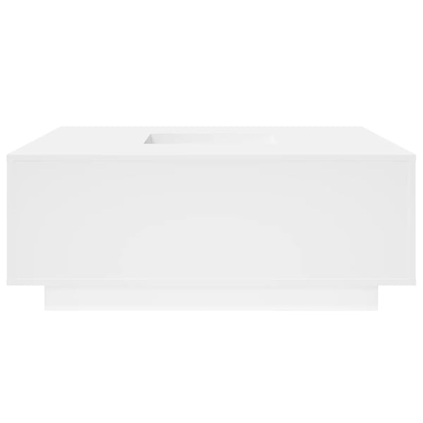 vidaXL Salongbord hvit 100x100x40 cm konstruert tre