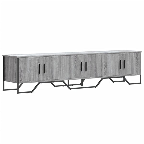 vidaXL TV-benk grå sonoma 180x34x41 cm konstruert tre