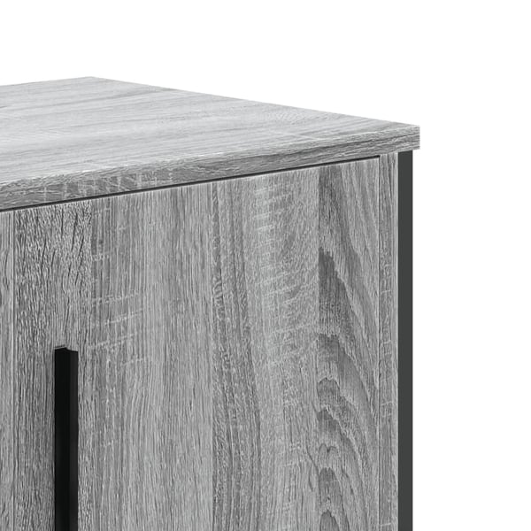 vidaXL TV-benk grå sonoma 180x34x41 cm konstruert tre