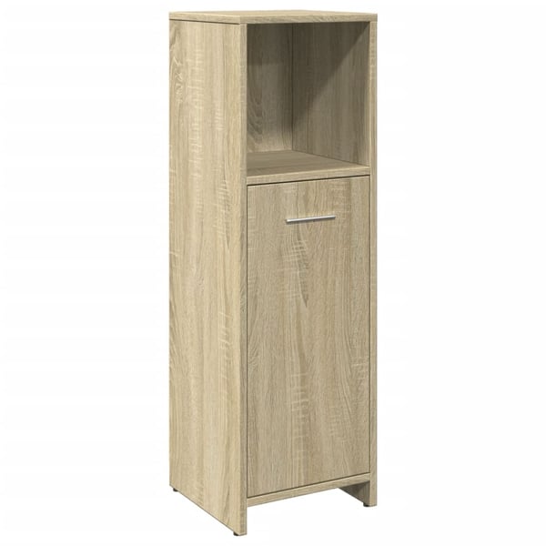 vidaXL Baderomsskap sonoma eik 30x30x95 cm sponplate