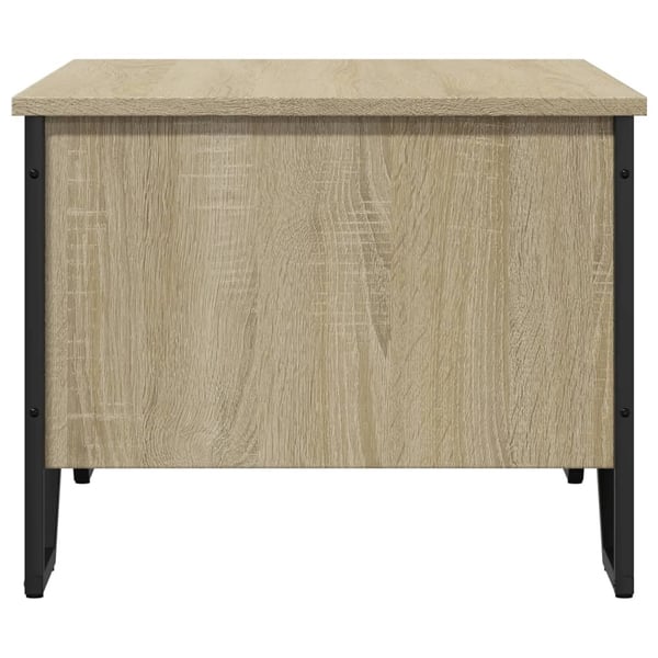 vidaXL Salongbord sonoma eik 75x51x40 cm konstruert tre