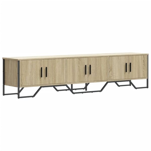 vidaXL tv-bord 180x34x41 cm konstrueret træ sonoma-eg