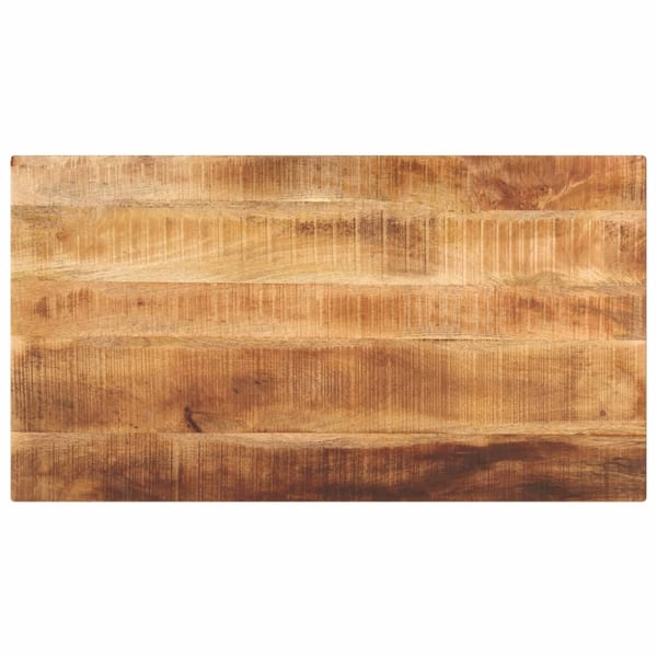 vidaXL bordplade 120x70x2,5 cm rektangulær massivt ru mangotræ