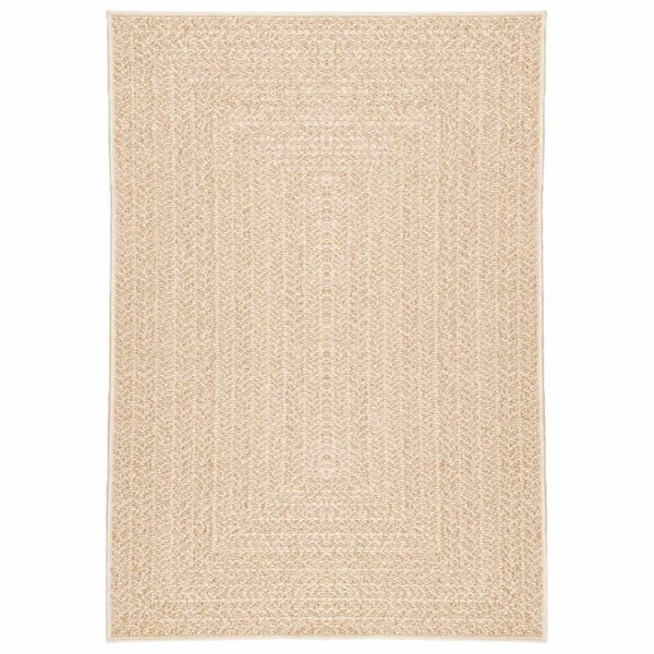 vidaXL Teppe ZIZUR beige 140x200cm jute-utseende innendørs og utendørs