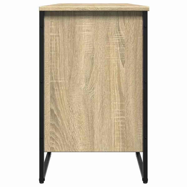 vidaXL Skohylle sonoma eik 90x38x61,5 cm konstruert tre