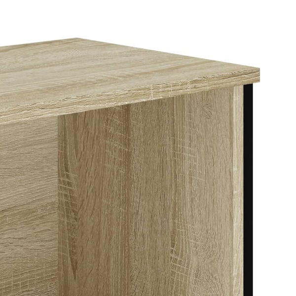 vidaXL Bokhylle sonoma eik 80x31x106 cm konstruert tre