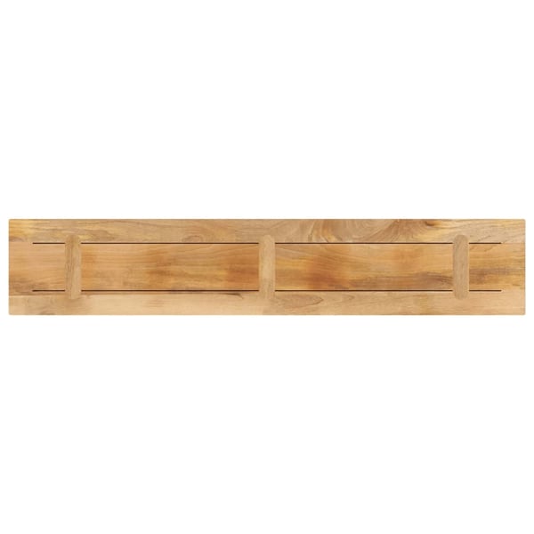 vidaXL Pöytälevy 160x40x2,5 cm suorakaide karkea täysi mangopuu