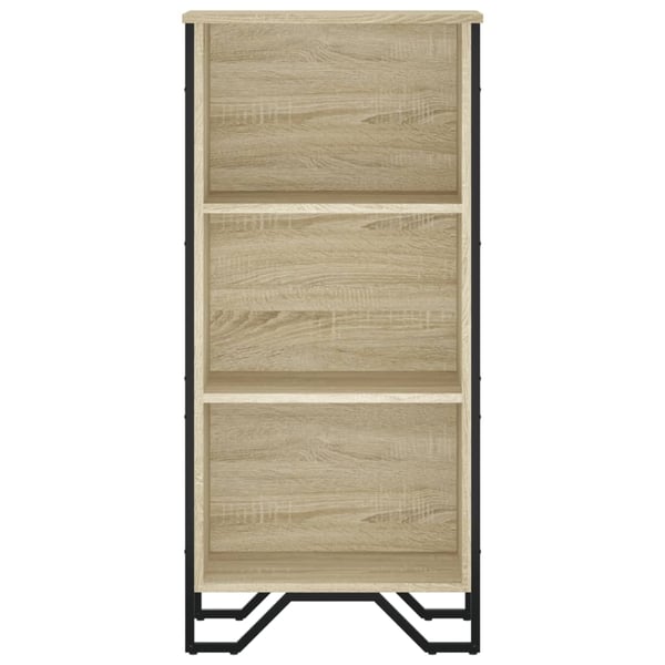 vidaXL Bokhylle sonoma eik 50x31x106 cm konstruert tre