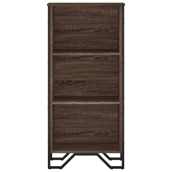 vidaXL Bokhylle brun eik 50x31x106 cm konstruert tre