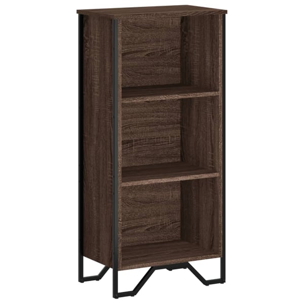 vidaXL Bokhylle brun eik 50x31x106 cm konstruert tre