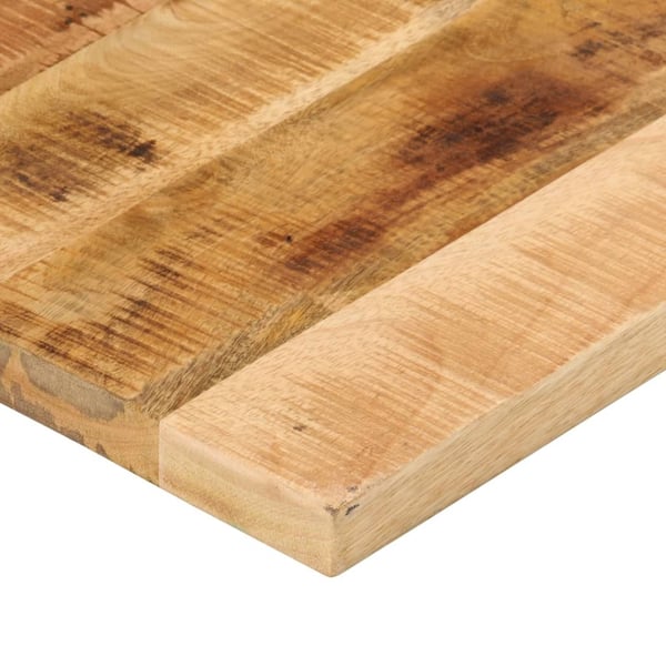 vidaXL Bordplate 110x60x2,5 cm rektangulær grovt heltre mango