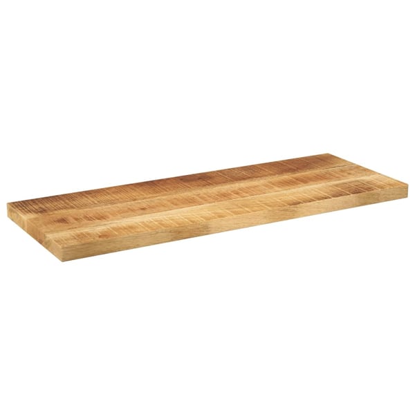 vidaXL bordplade 80x40x2,5 cm rektangulær massivt ru mangotræ