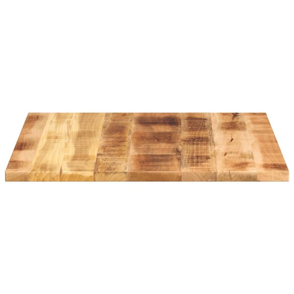 vidaXL Bordplate 80x80x2,5 cm firkantet grovt heltre mango