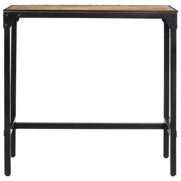 vidaXL Barsett 5 deler grov heltre mango og metall