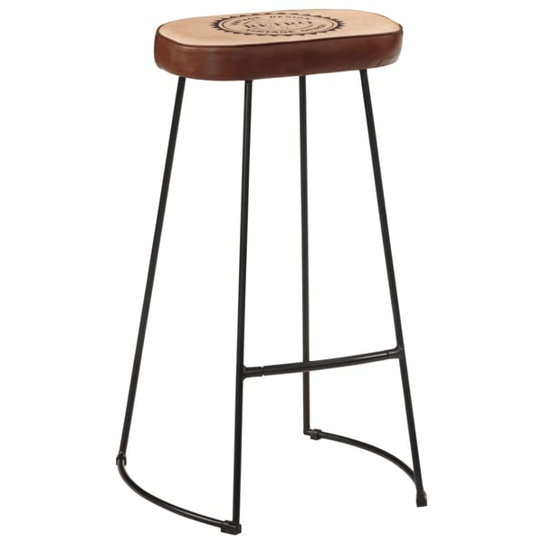 vidaXL Barsett 5 deler grov heltre mango og metall