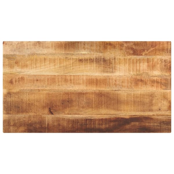 vidaXL bordplade 110x70x2,5 cm rektangulær massivt ru mangotræ