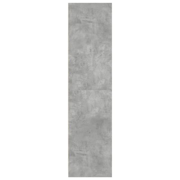 vidaXL Vaatekaappi betoninharmaa 30x50x200 cm lastulevy