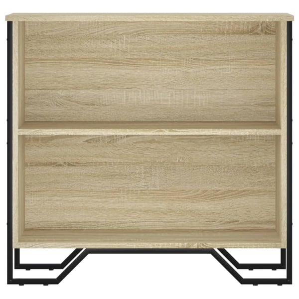 vidaXL Bokhylle sonoma eik 80x31x74,5 cm konstruert tre