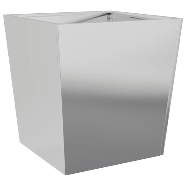 vidaXL Plantekasse 50x50x50 cm galvanisert stål