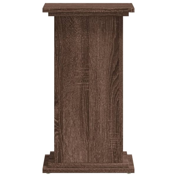 vidaXL Plantestativ brun eik 33x33x60 cm konstruert tre