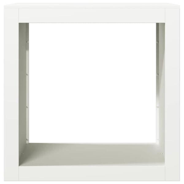 vidaXL brændestativ 60x40x60 cm stål hvid