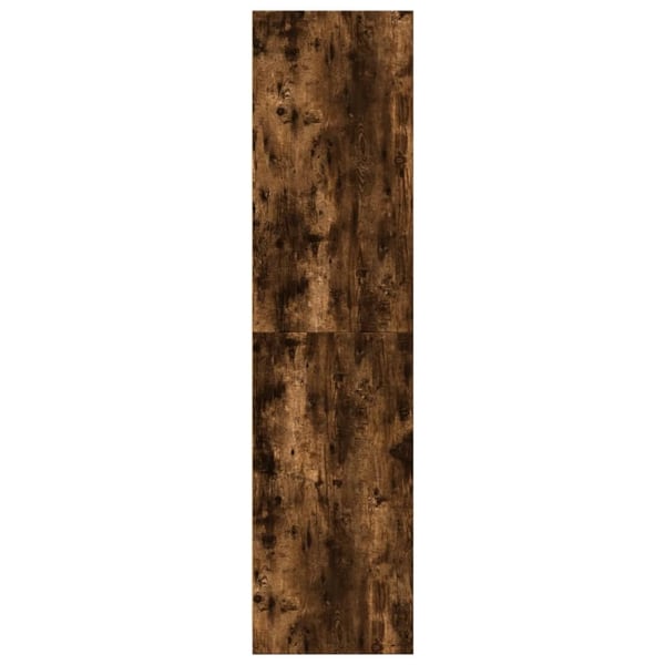 vidaXL Garderobe røkt eik 30x50x200 cm konstruert tre