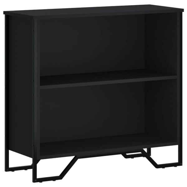 vidaXL Bokhylle svart 80x31x74,5 cm konstruert tre